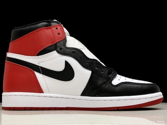 Kicked Out Shoe Store 555088-125 Jordan 1 Air Black Retro Toe 0626